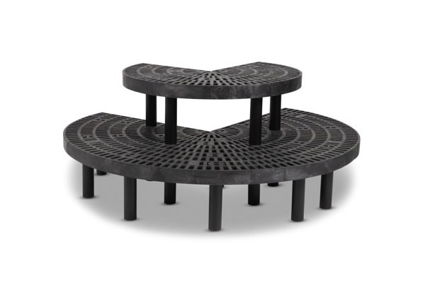 Two Tier Corner Round Display